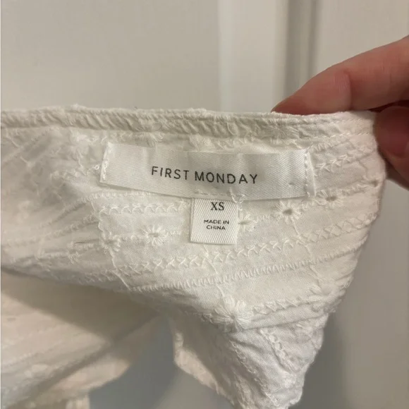 First Monday White Eyelet Dress from Anthropologie - Picture 5 of 5